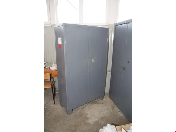 Used Metal cabinet - 2 doors, empty for Sale (Auction Premium) | NetBid Industrial Auctions